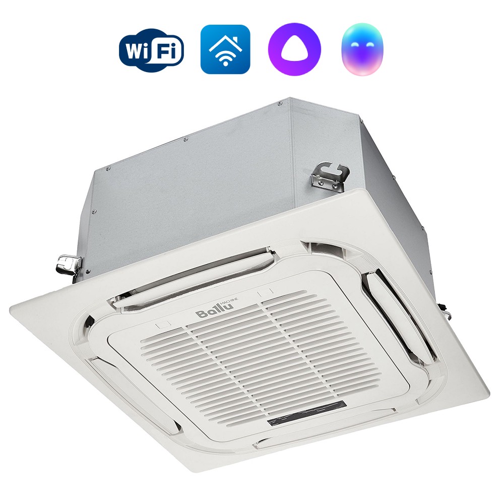 Кассетный кондиционер BALLU MACHINE Кассетный кондиционер BLC_C-12HN1_21Y (compact) — купить в Миксклимат