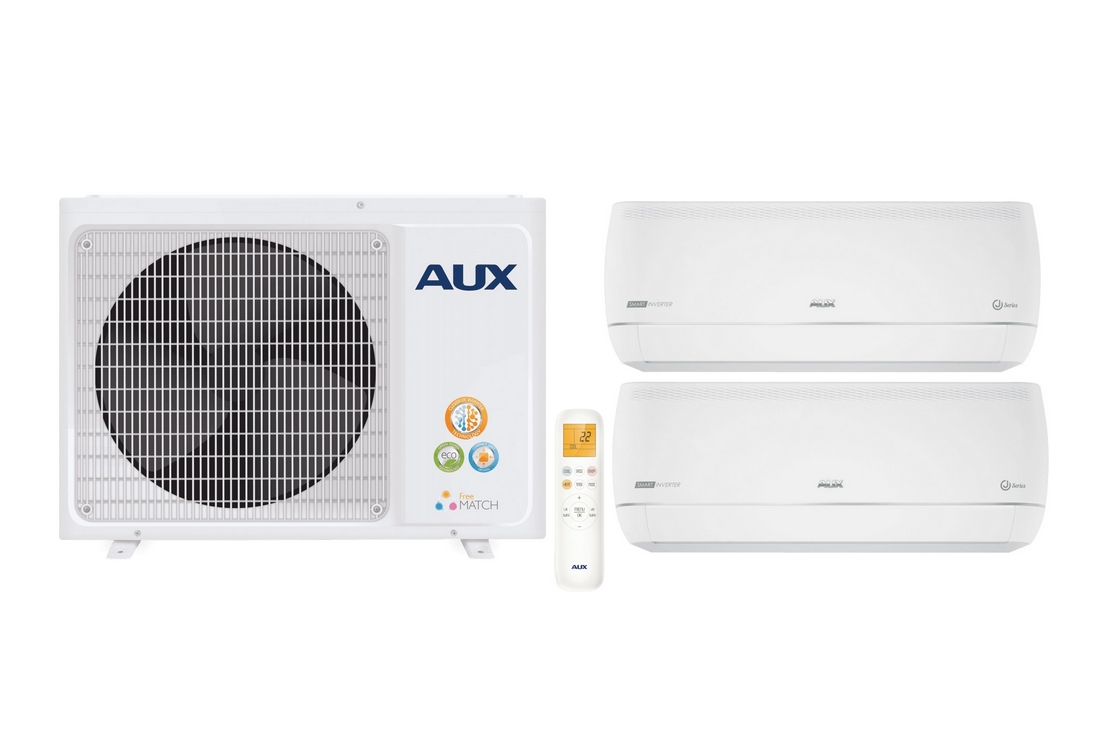 Мульти-сплит система AUX Комплект AUX AM2-H18/4DR2 / AMWM-H09/4R2*2 шт (Free Match Inverter) — купить в Миксклимат