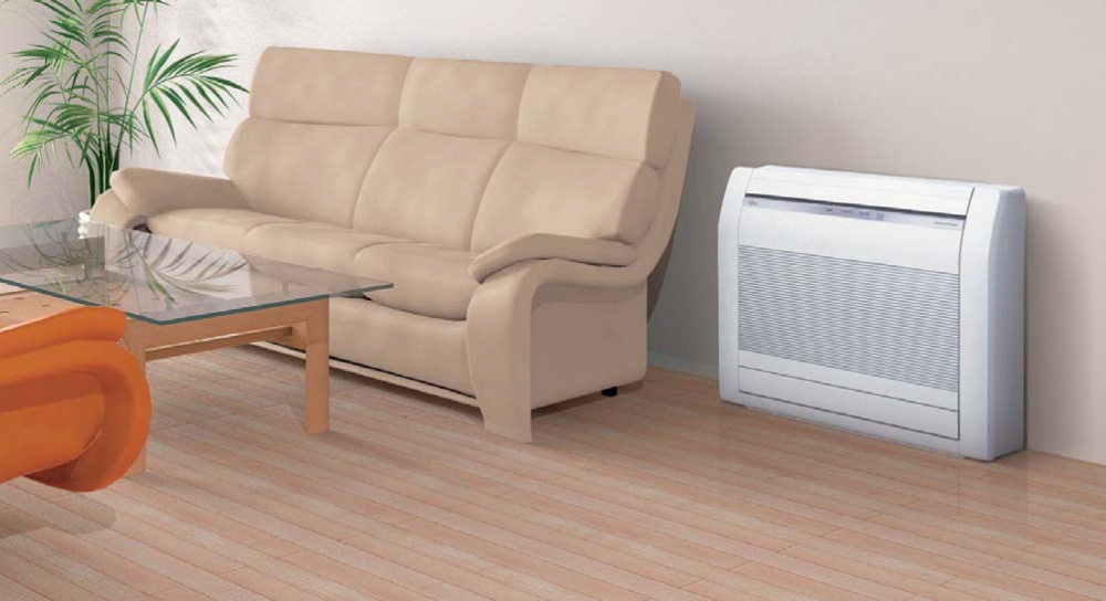 Фото кондиционера Fujitsu Напольный блок Внутренний блок Fujitsu AGYG09LVCA серия Floor Inverter (25 м²)