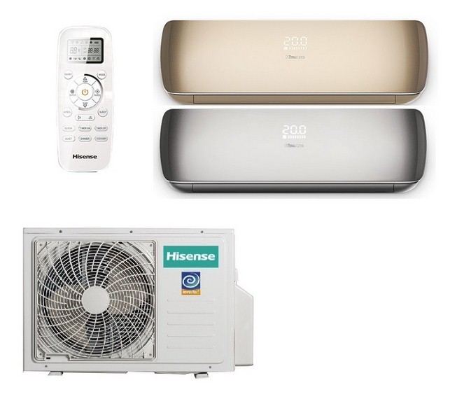 Мульти-сплит система Hisense Комплект Мульти-сплит система Hisense AMW2-18U4SXE / AMS-09UR4SVETG67(C)*2 (серия PREMIUM CHAMPAGNE ) — купить в Миксклимат