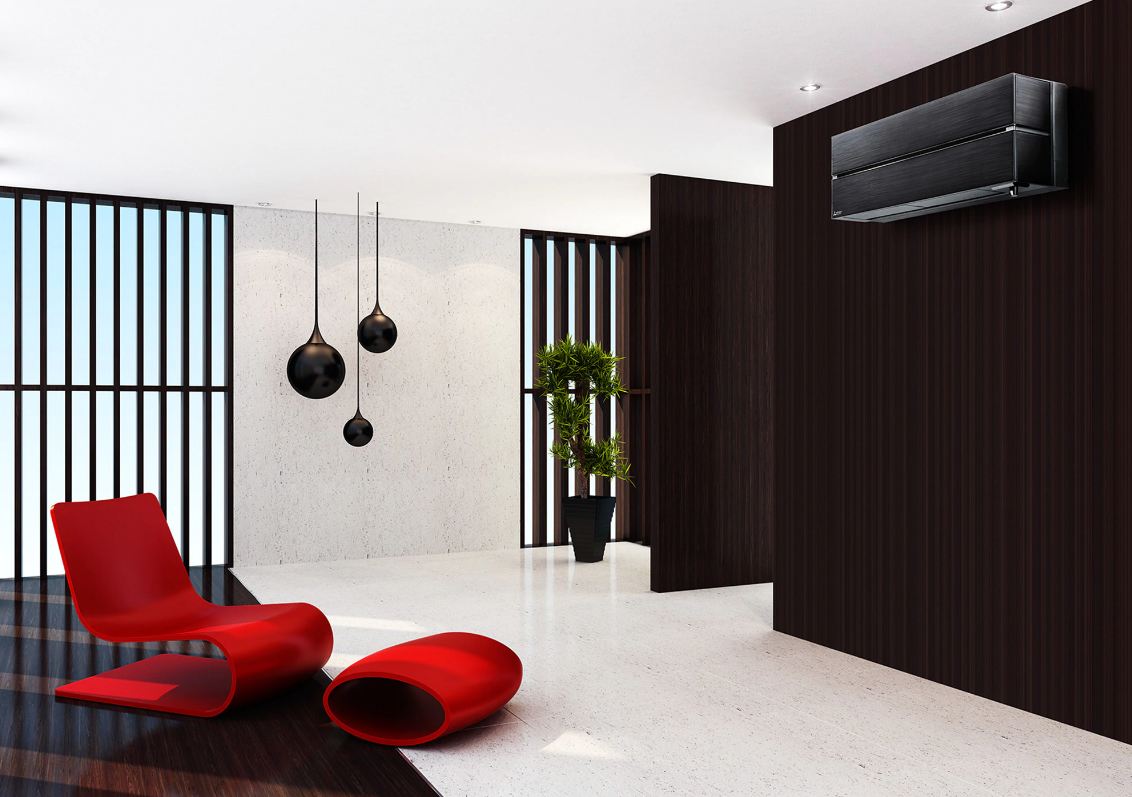Фото кондиционера Mitsubishi Electric Внутренний блок Mitsubishi Electric MSZ-LN25VG2B (черный) серия Premium Design Inverter
