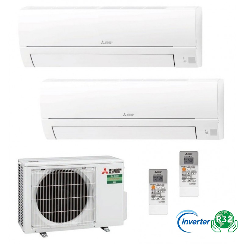Мульти-сплит система Mitsubishi Electric Комплект Mitsubishi Electric MXZ-2HA50VF + MSZ-HR25VF + MSZ-HR35VF — купить в Миксклимат