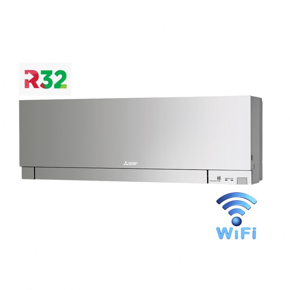 Мульти-сплит система Mitsubishi Electric Настенный блок Mitsubishi Electric MSZ-EF25VGKS-ER1 (R32) серия Design (Silver) (25 м²) — купить в Миксклимат