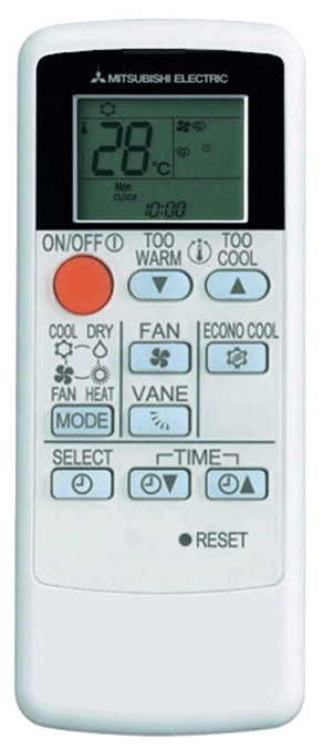 Фото кондиционера Mitsubishi Electric Настенный блок Mitsubishi MSZ-HJ35VA ER серия Classic (35 м²)