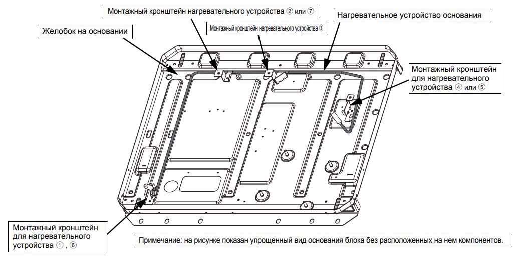 Фото кондиционера Mitsubishi Electric PAC-BH01EHT-E Электрический нагреватель поддона Mitsubishi Electric