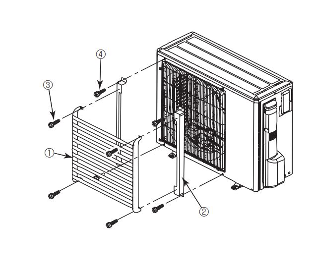 Фото кондиционера Mitsubishi Electric PAC-SJ07SG-E — Решетка для изменения направления выброса воздуха