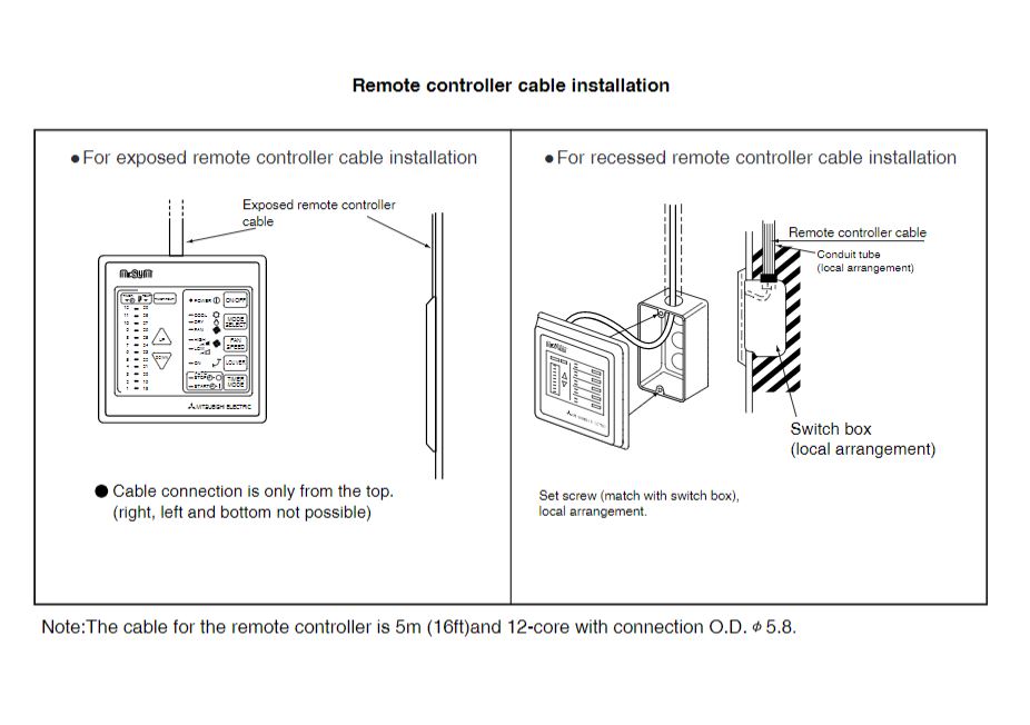 Фото кондиционера Mitsubishi Electric T7W20K200 проводной пульт