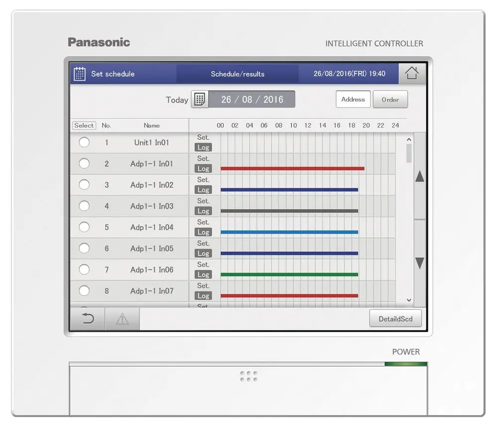 Фото кондиционера Panasonic Интеллектуальный контроллер с сенсорным экраном Panasonic CZ-256ESMC3